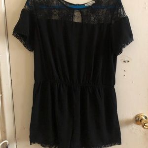 Black Romper Size XL
